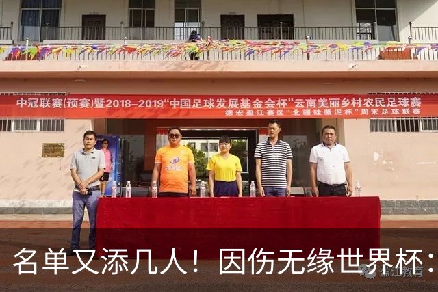 名单又添几人！因伤无缘世界杯：廷伯、巴列尔迪，卡尔、韦斯利..